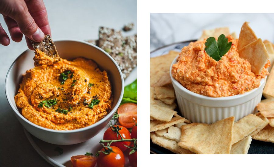 Feta and Red Pepper Dip