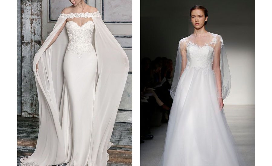Captivating Capes Wedding Dress